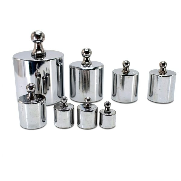 Calibration Weight Set 1000g Case and Tweezers by HFS M2 Class 8pcs-2