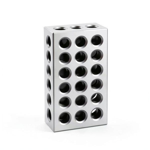 123 Blocks 23 Holes 1 2 3 Block Within .0002" Tolerances 3-2-1 Blocks Set Used for Calibrating Equipment-4